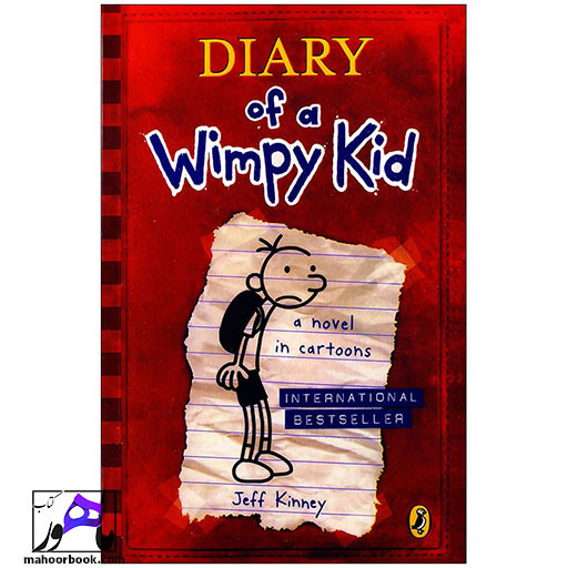 کتاب Diary Of A Wimpy Kid a novel in cartoons