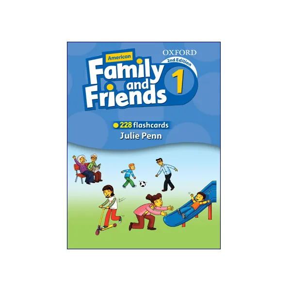 فلش کارت Flashcards American Family And Friends 1 2nd Edition