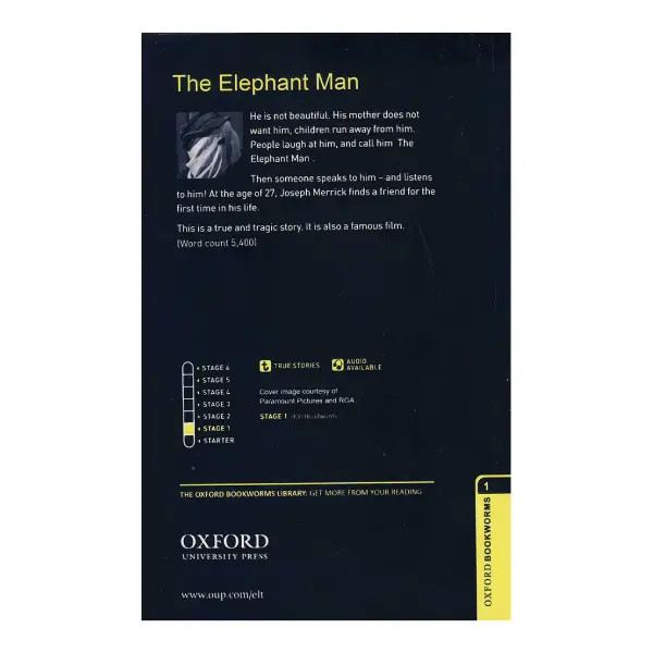 کتاب داستان بوک ورم The Elephant Man