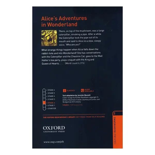 کتاب داستان بوک ورم Alices Adventures in Wonderland