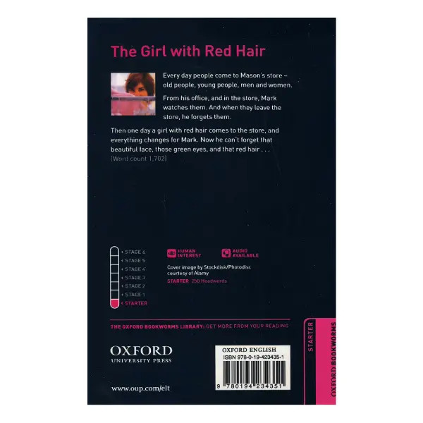 کتاب بوک ورم The Girl with Red Hair