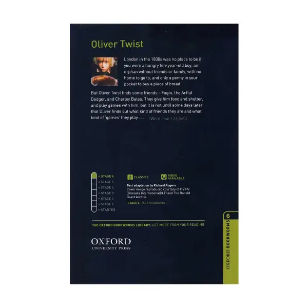 کتاب بوک ورم Oliver Twist