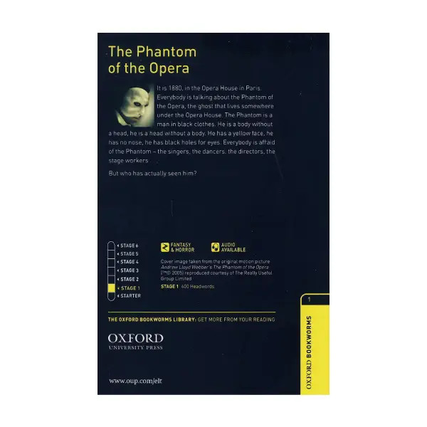 کتاب بوک ورم The Phantom of the Opera