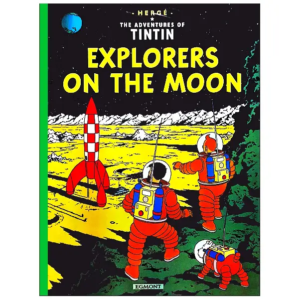 کتاب داستان Tintin Explorers On The Moon