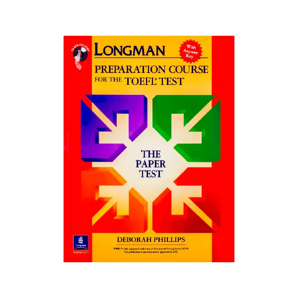 کتاب زبان لانگمن تافل پرپریشن(قرمز) Longman Tofel Preparation