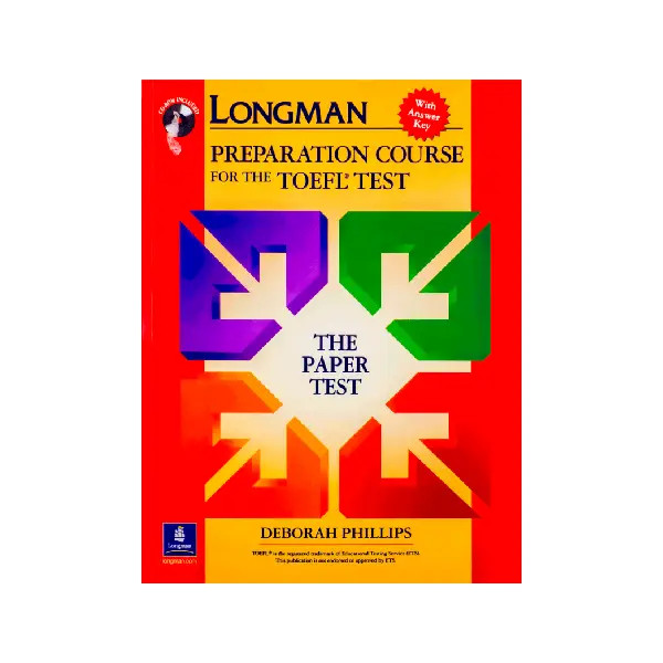 کتاب زبان لانگمن تافل پرپریشن(قرمز) Longman Tofel Preparation