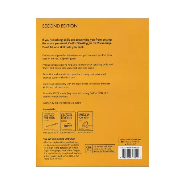 کتاب زبان Collins Speaking For IELTS New Edition