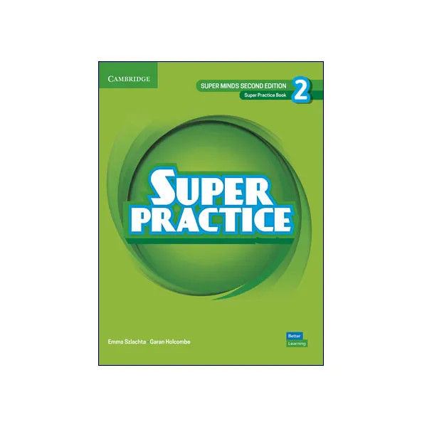 کتاب زبان سوپر پرکتیس Super Minds 2nd Edition 2 Super Practice Book