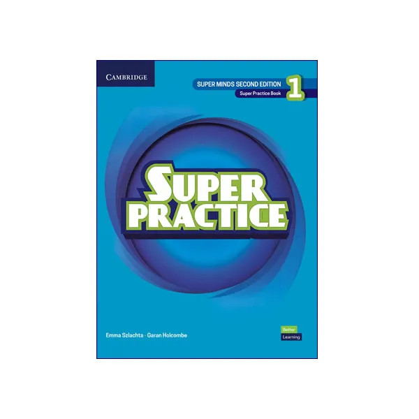 کتاب زبان سوپر پرکتیس Super Minds 2nd Edition 1 Super Practice Book