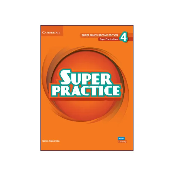 کتاب زبان سوپر پرکتیس Super Minds 2nd Edition 4 Super Practice Book