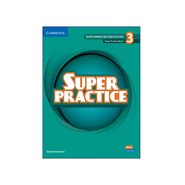 کتاب زبان سوپر پرکتیس Super Minds 2nd Edition 3 Super Practice Book