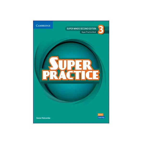 کتاب زبان سوپر پرکتیس Super Minds 2nd Edition 3 Super Practice Book