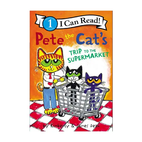 کتاب داستان Pete the Cats Trip to the Supermarket