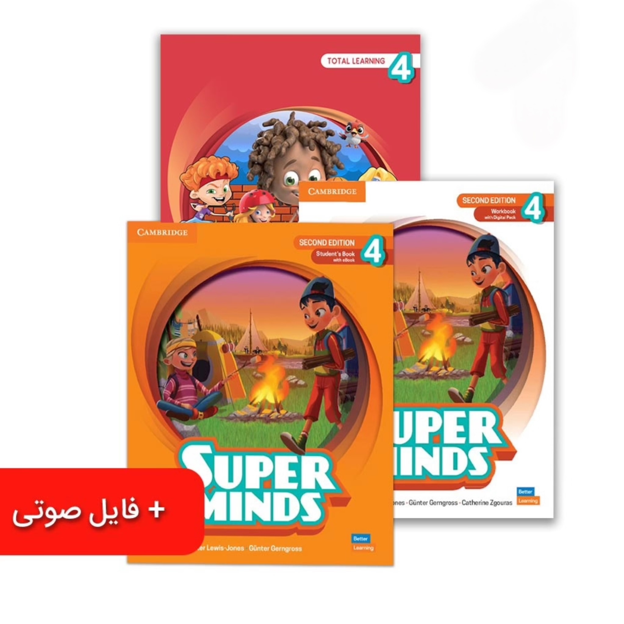 مجموعه کامل کتاب سوپر مایندز Super Minds 4 سفیر سطح M1 تا M5