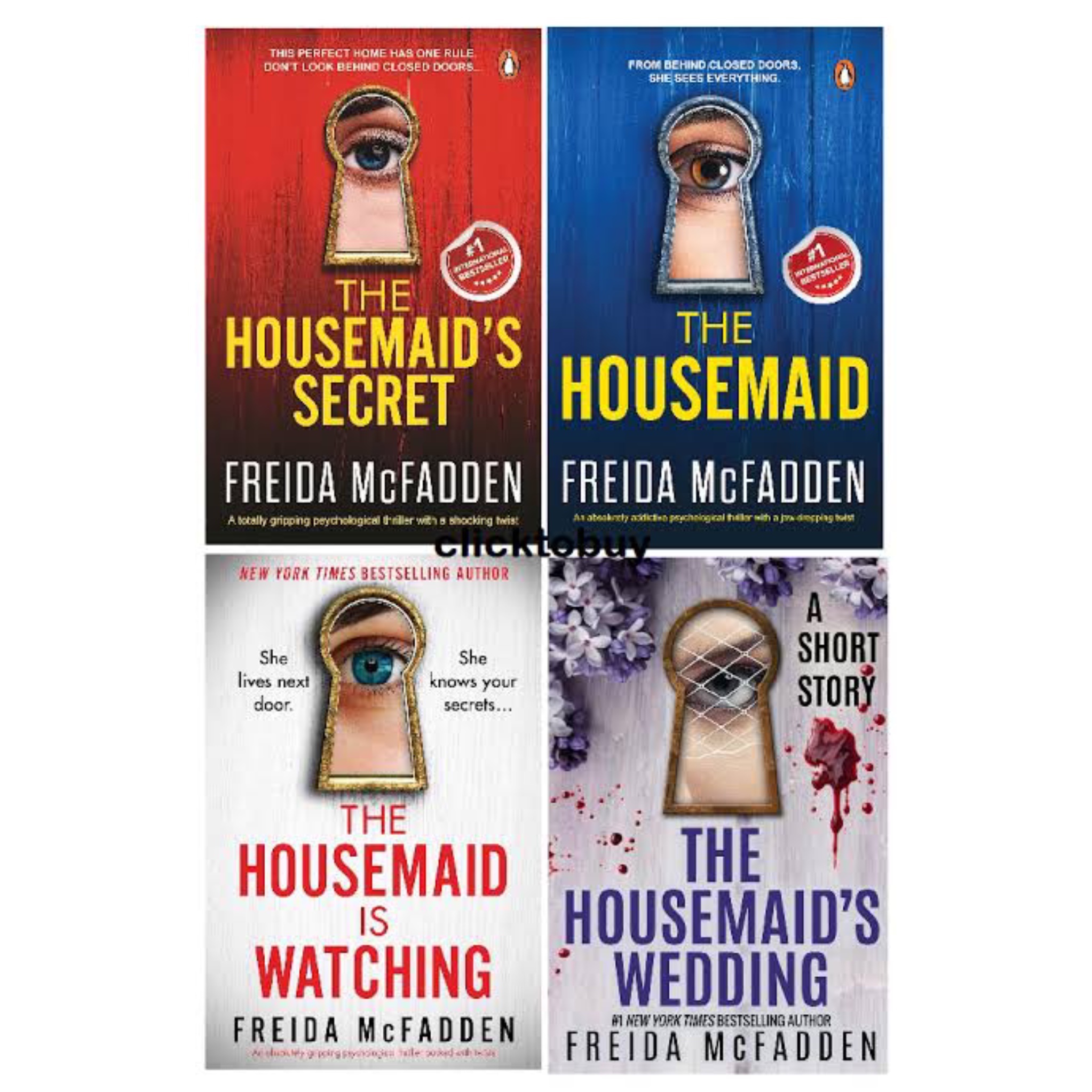 پک چهارتایی کتاب خدمتکار The Housesmaid Full Pack متن کامل بدون حذفیات