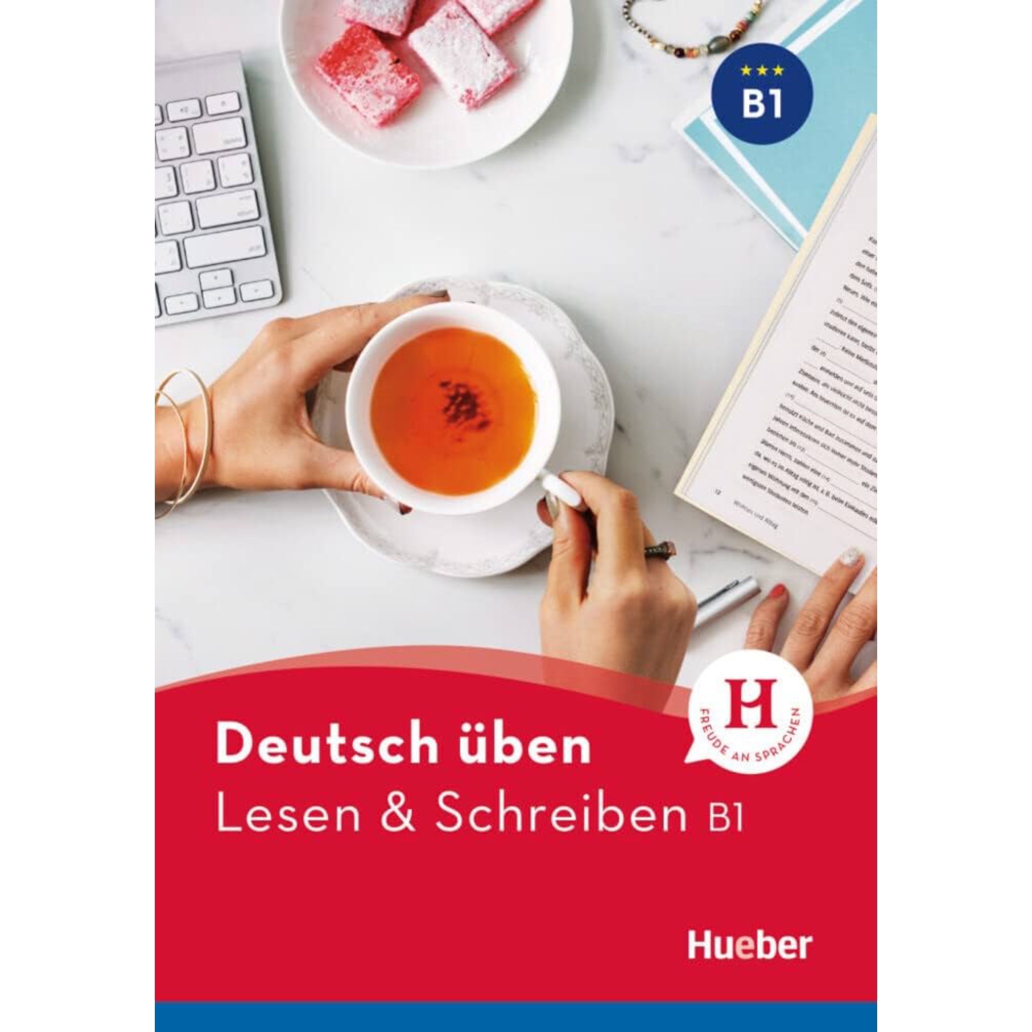 کتاب آلمانی لزن اند شقایبن Deutsch uben Lesen und Schreiben B1