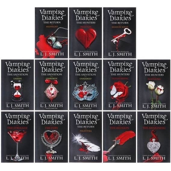 مجموعه کامل کتاب Vampire Diaries Full Pack
