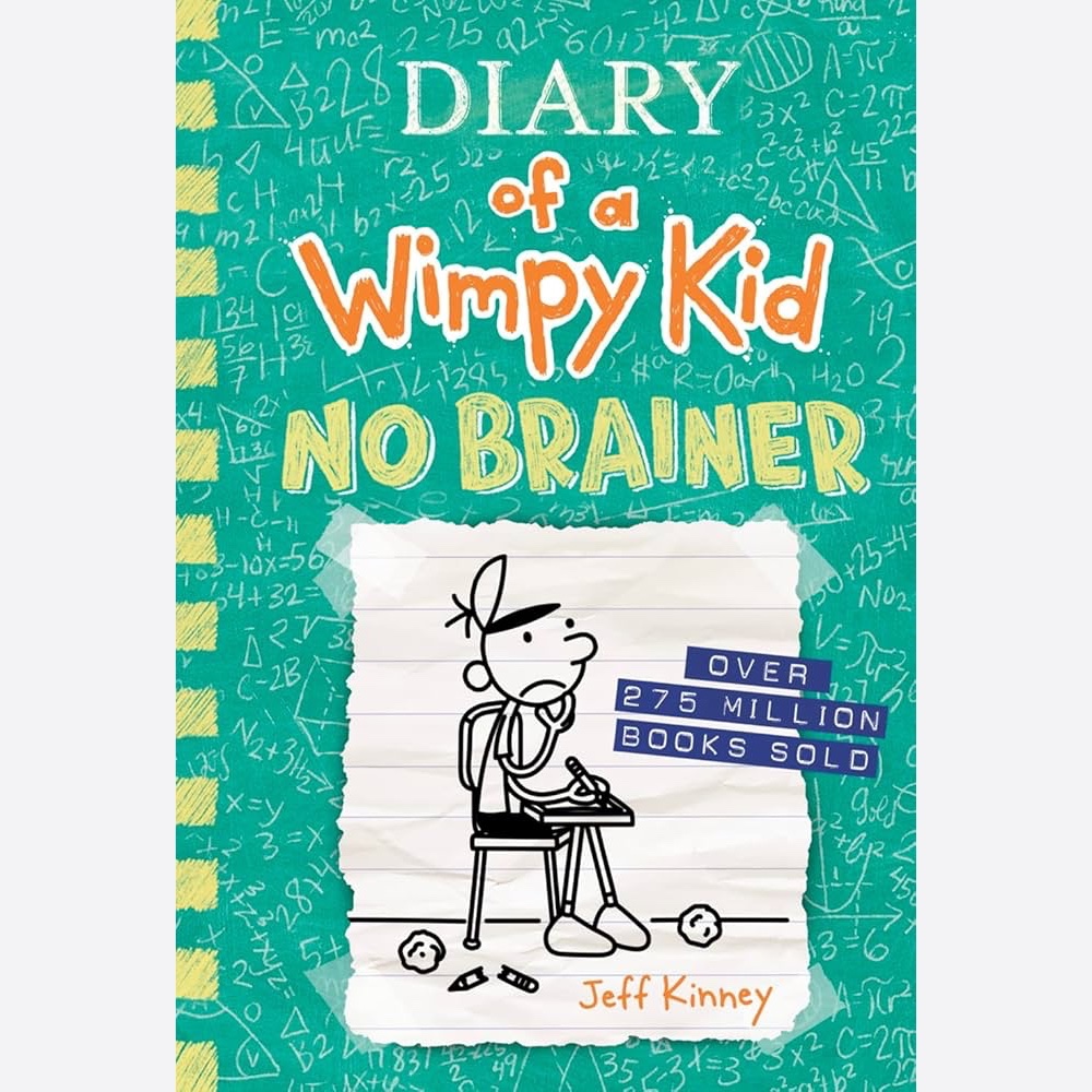 کتاب خاطرات یک بچه چلمن 18 Dairy of a Wimpy Kid No Brainer