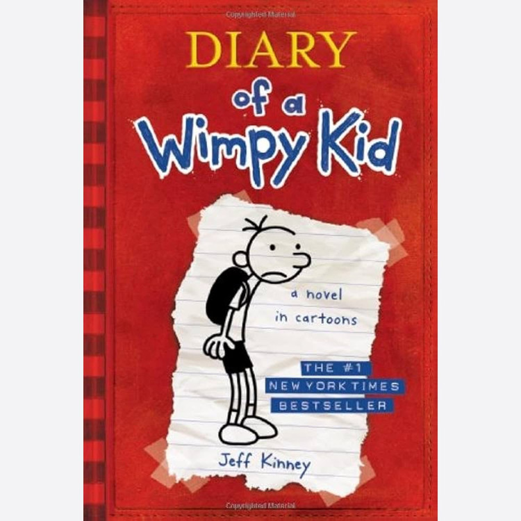 کتاب خاطرات یک بچه چلمن 1 Diary Of A Wimpy Kid a novel in cartoons