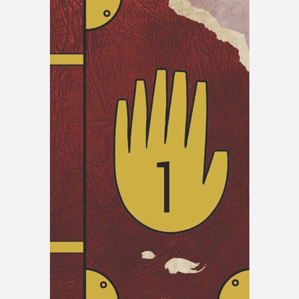 کتاب زبان اصلی آبشار جاذبه Gravity Falls 1