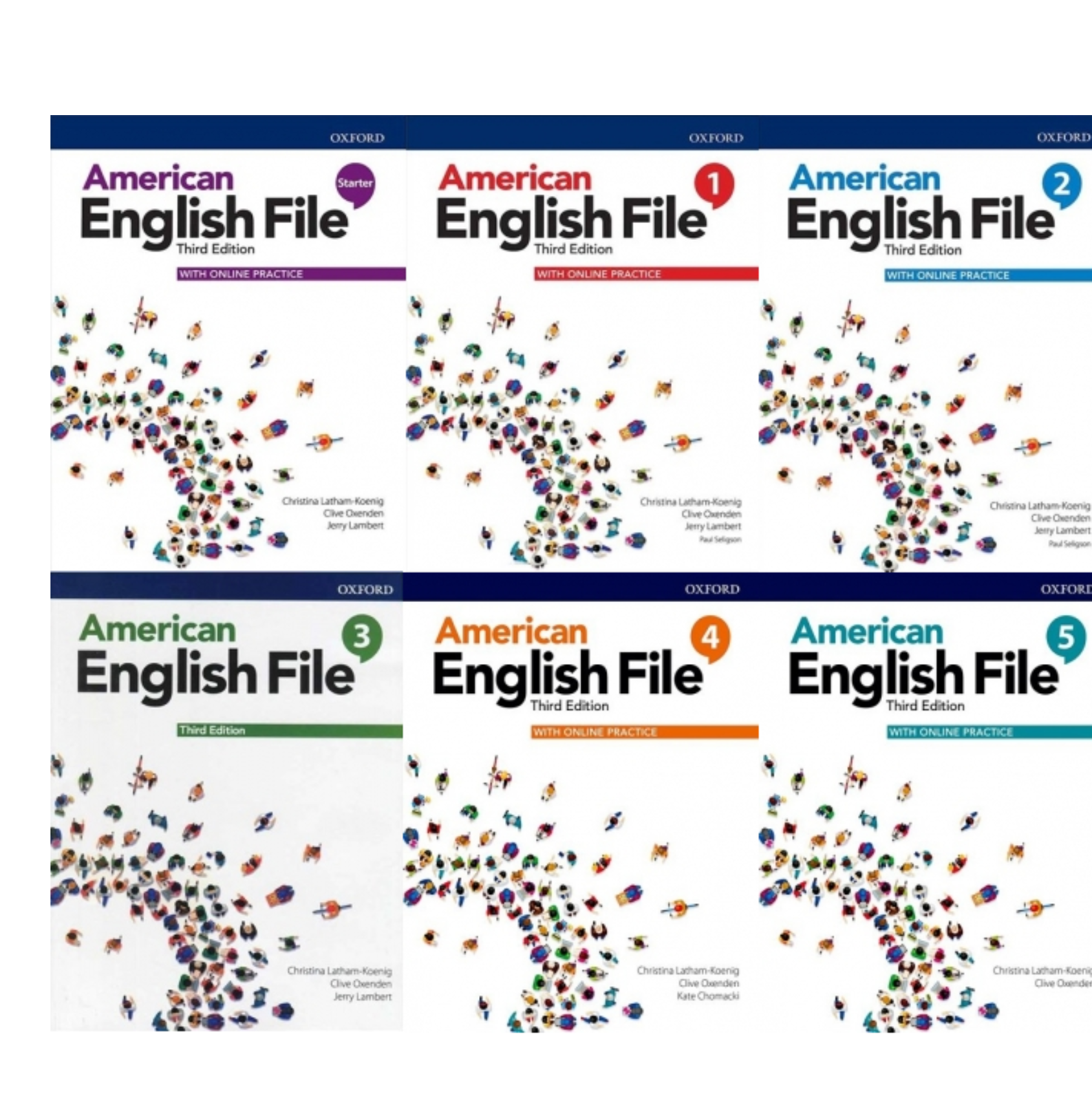 مجموعه کامل کتاب های American English File 3rd ویرایش سوم