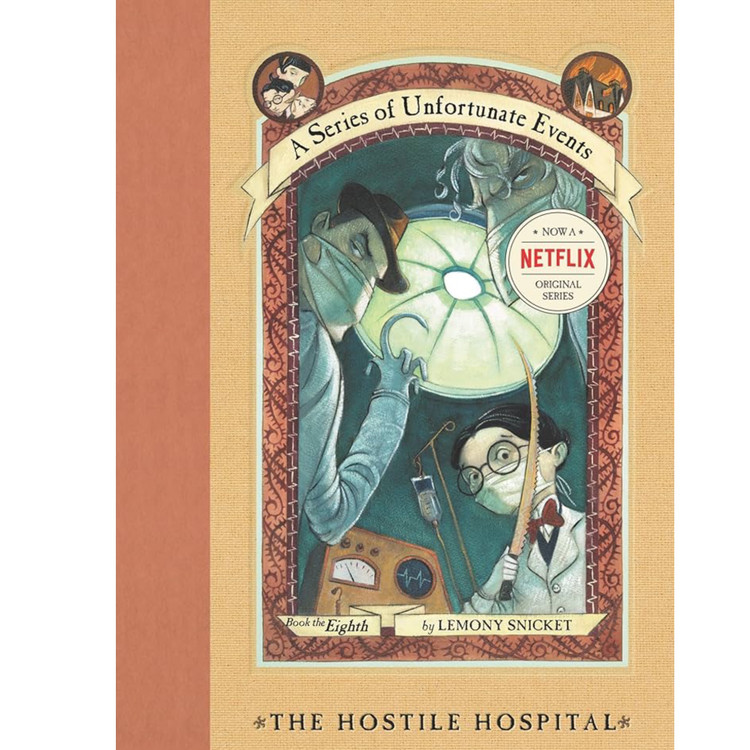 کتاب The Hostile Hospital ( رمان بیمارستان خصمانه A Series of Unfortunate Events Book 8)