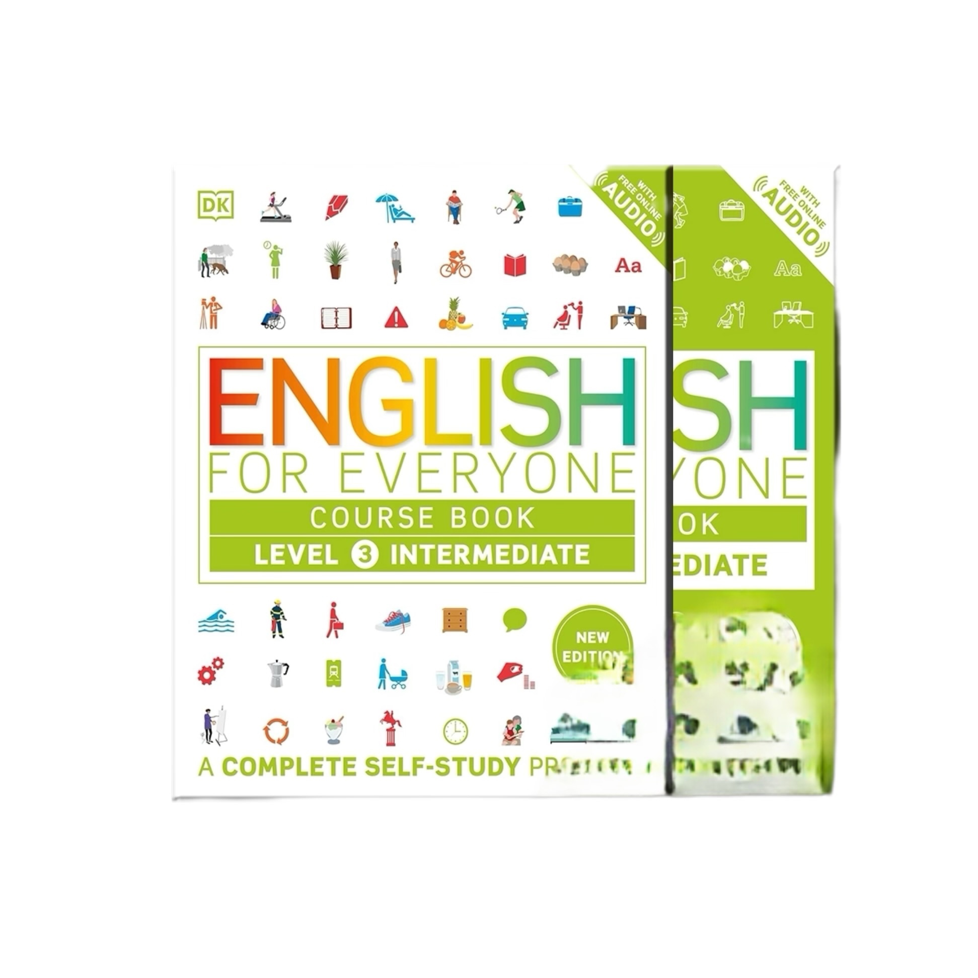 کتاب English for Everyone Level 3 Course Book + Practice Book ( چاپ رنگی )