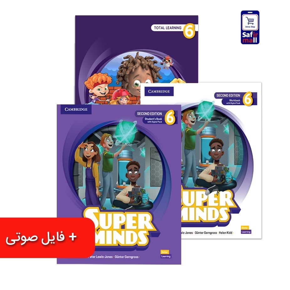 پک کامل کتاب سوپر مایندز Super Minds 6 سفیر سطح I1 تا I5