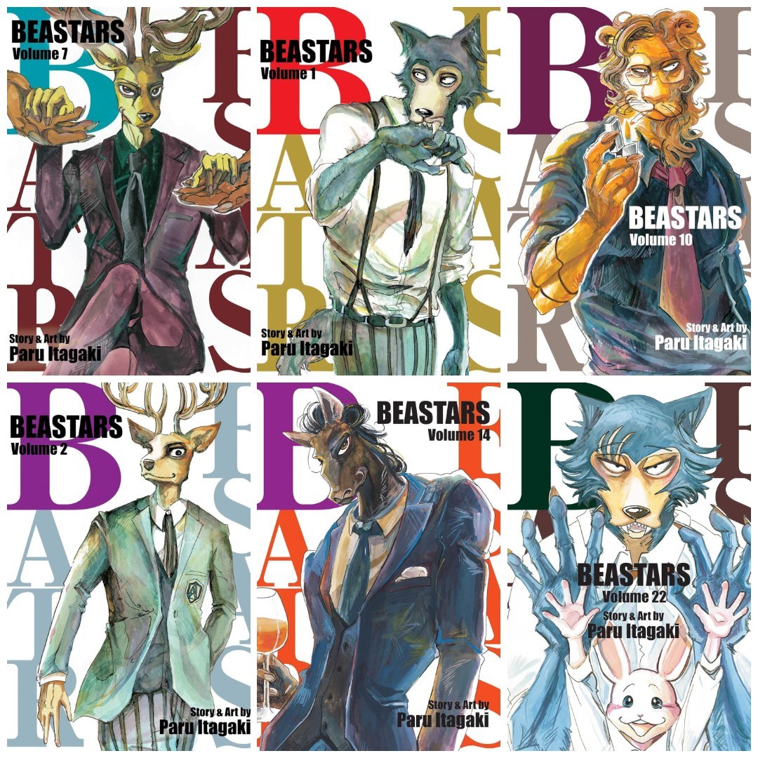 پک مانگا بیستارز BEASTARS با تخفیف زبان انگلیسی