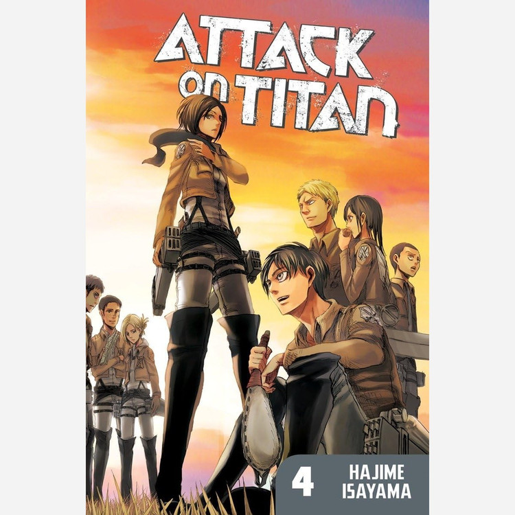 مانگا اتک آن تایتان Attack on Titan 4 (حمله به تایتان)