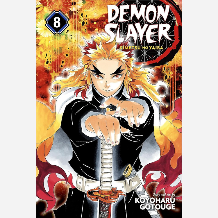 مانگا دمون اسلیر Demon Slayer Kimetsu no Yaiba 8 (شیطان کش 8)
