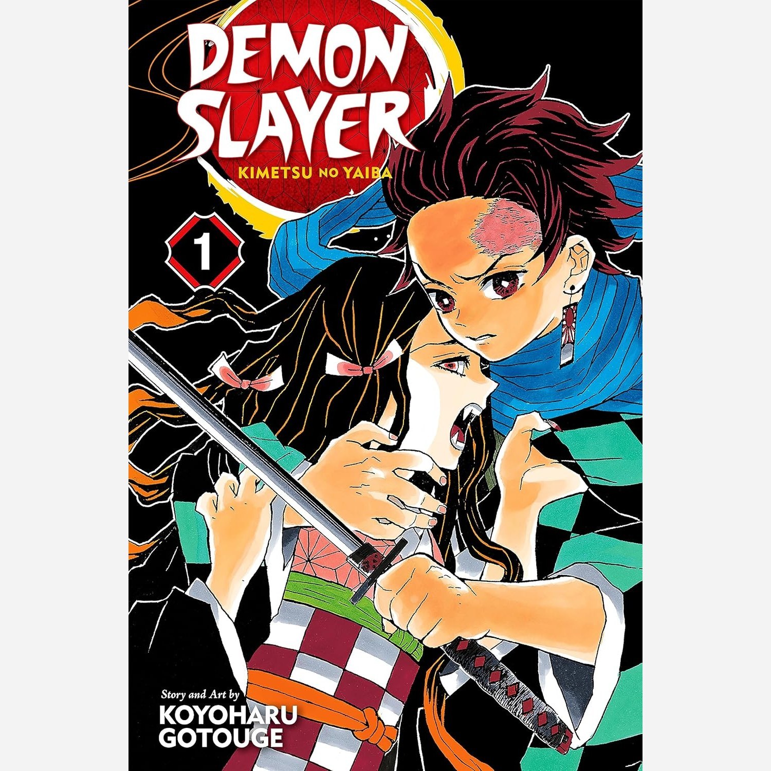 مانگا دمون اسلیر Demon Slayer Kimetsu no Yaiba 1 (شیطان کش 1)