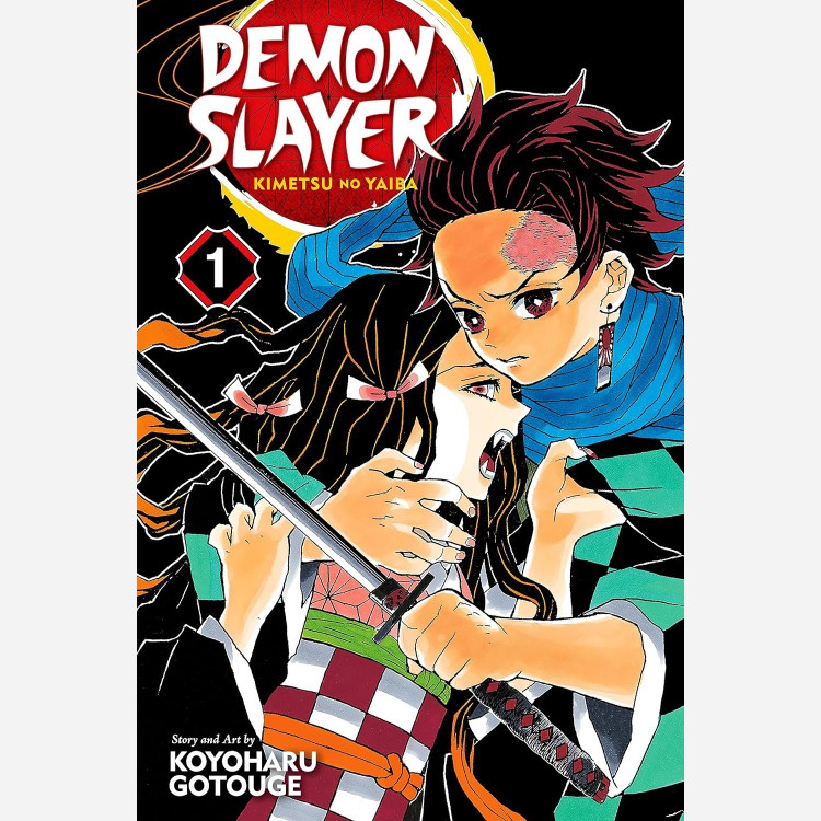 مانگا دمون اسلیر Demon Slayer Kimetsu no Yaiba 1 (شیطان کش 1)