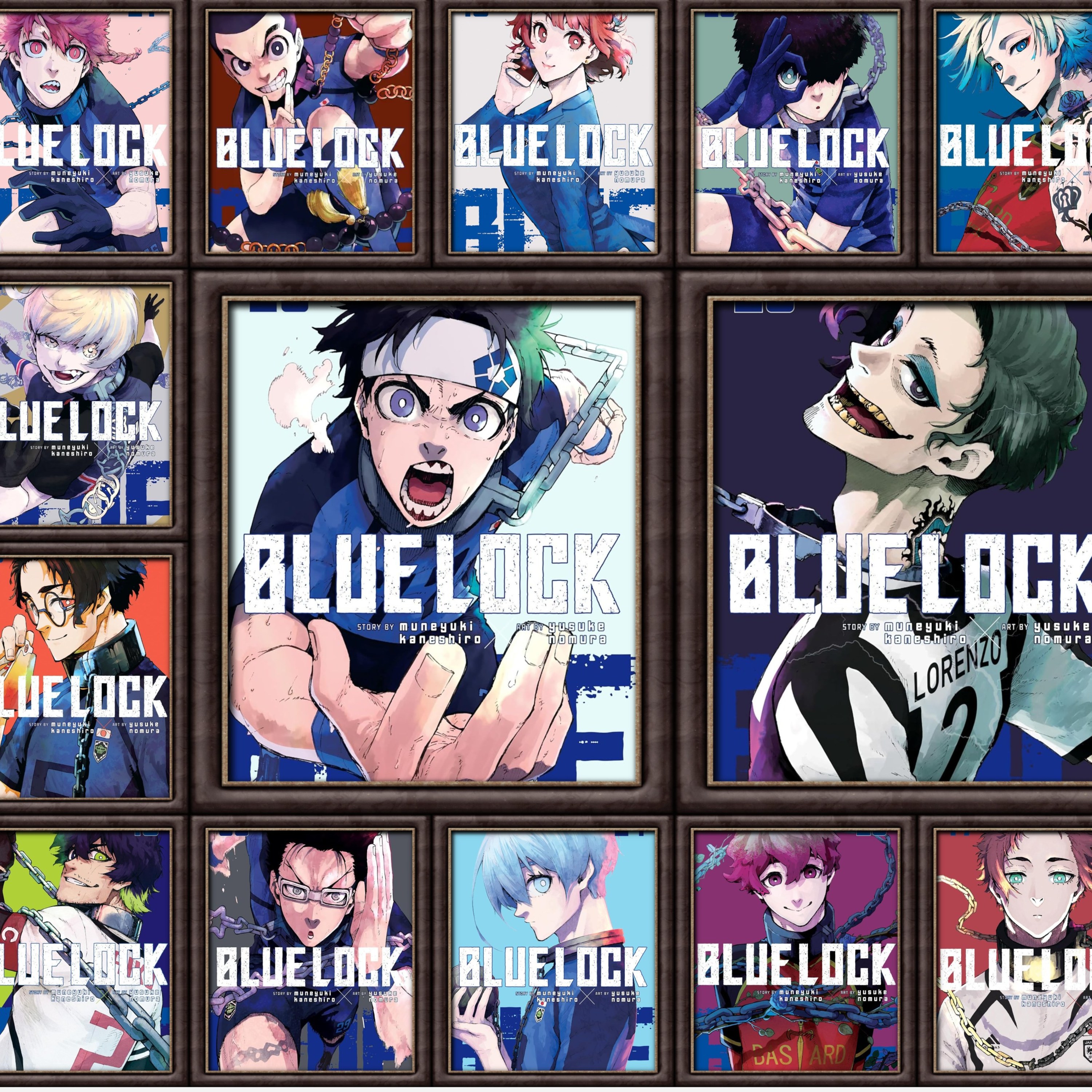 پک مانگا بلو لاک Blue Lock (قفل آبی) فایل اورجینال انگلیسی