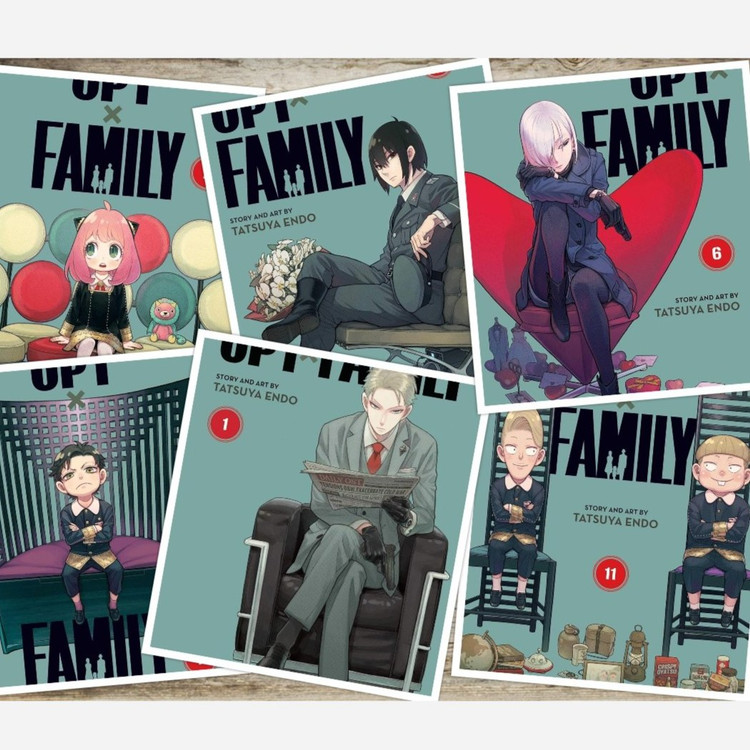 پک مانگا خانواده جاسوس Spy X Family پانزده جلدی