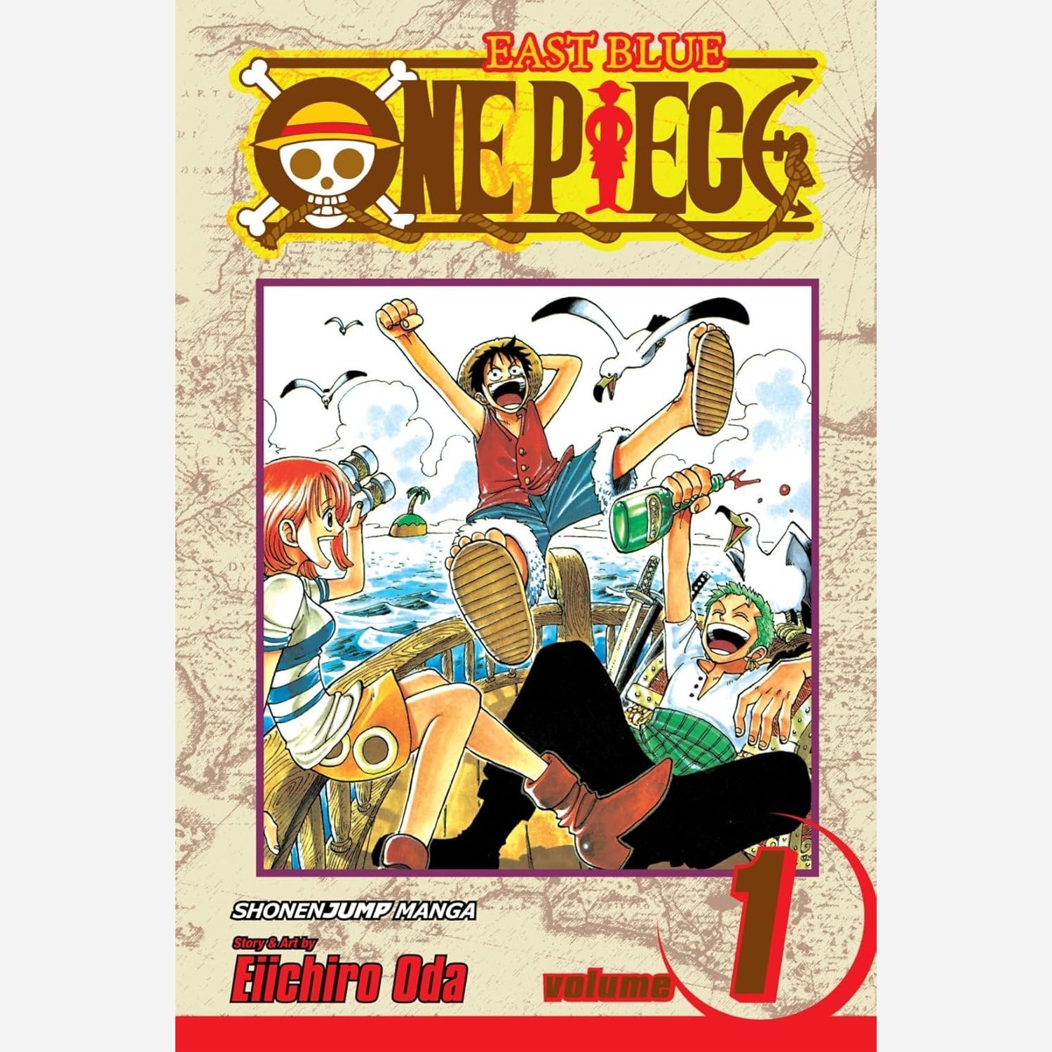 مانگا وان پیس One Piece 1 انگلیسی و فارسی