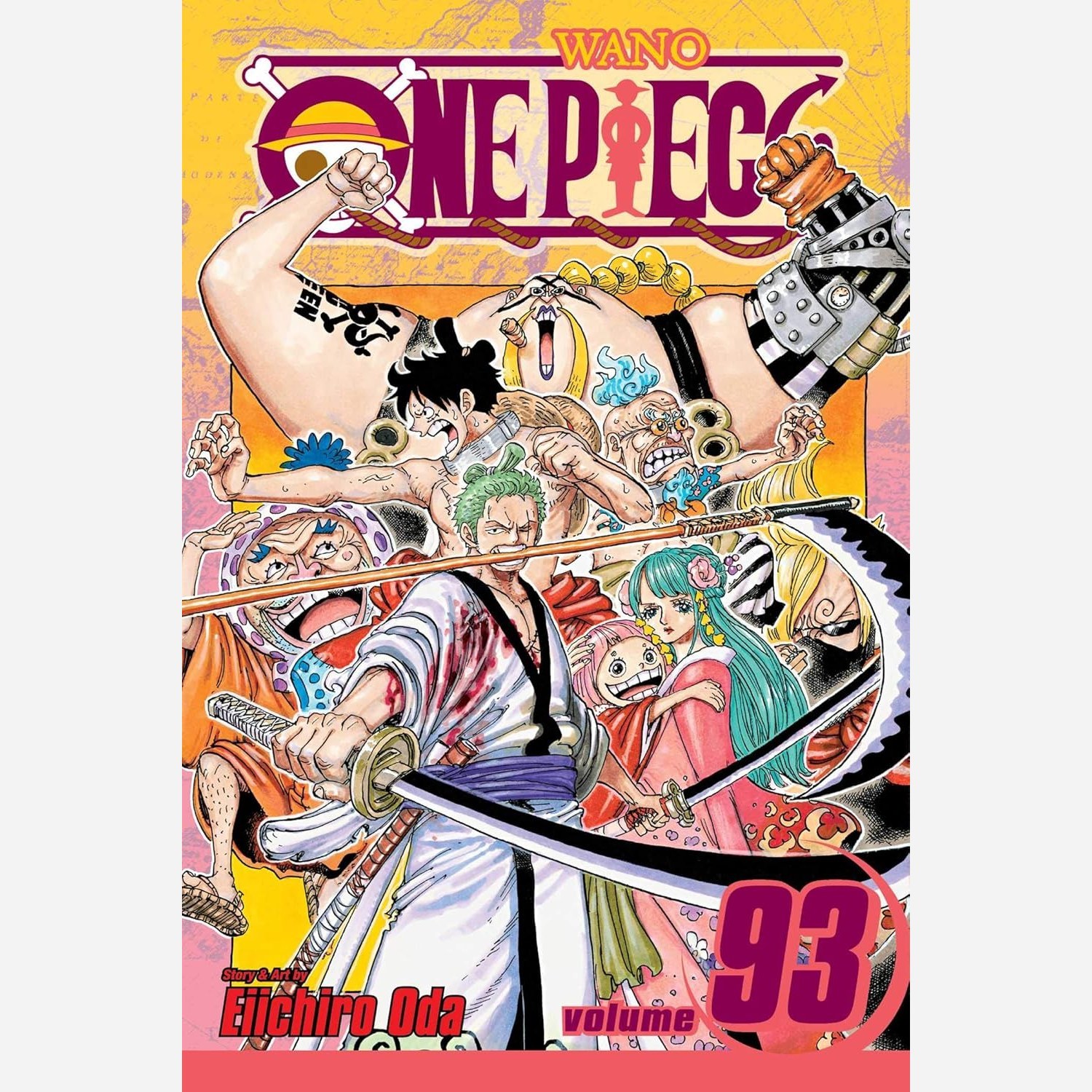 مانگا One Piece 93 وان پیس 93 انگلیسی و فارسی