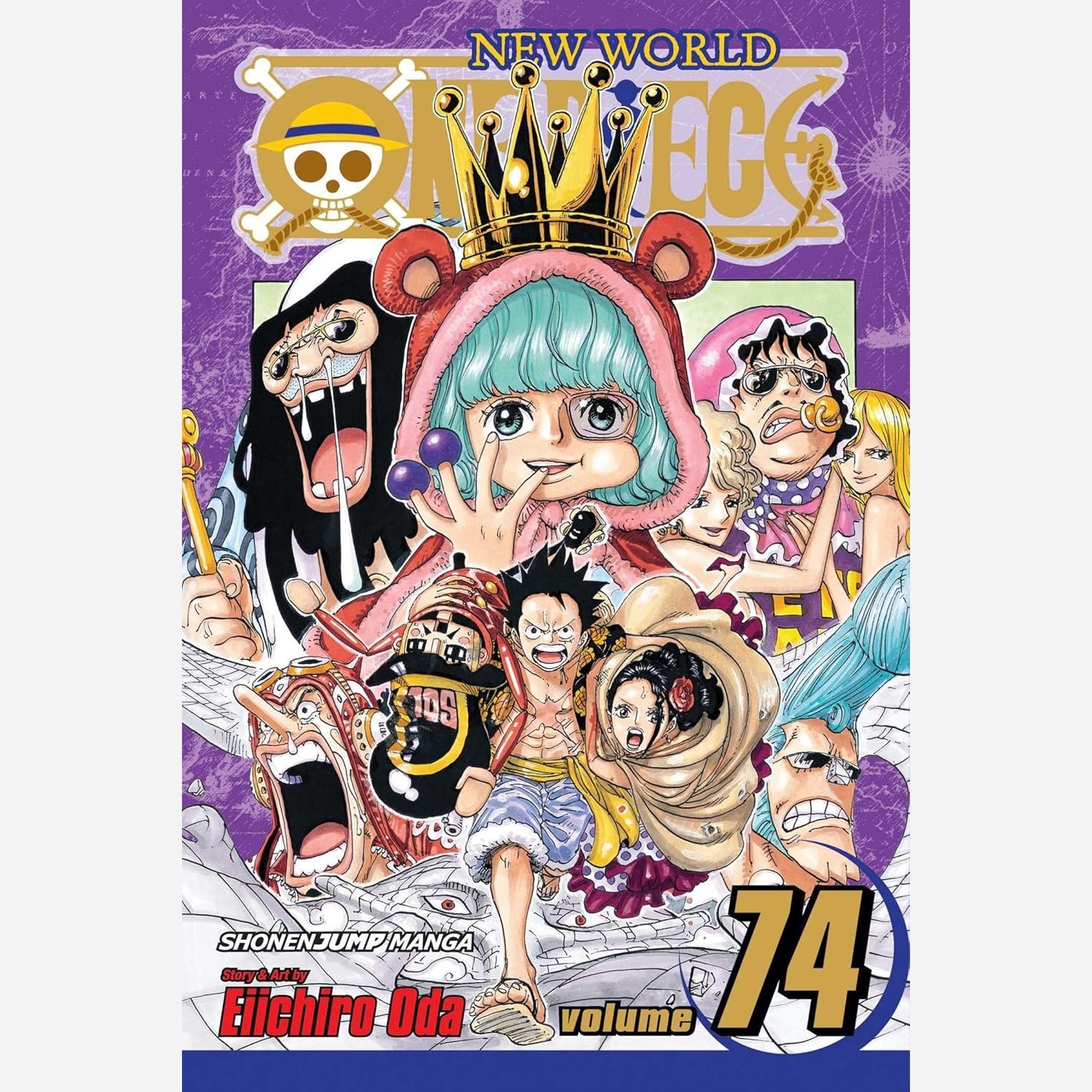 مانگا One Piece 74 وان پیس 74 انگلیسی و فارسی