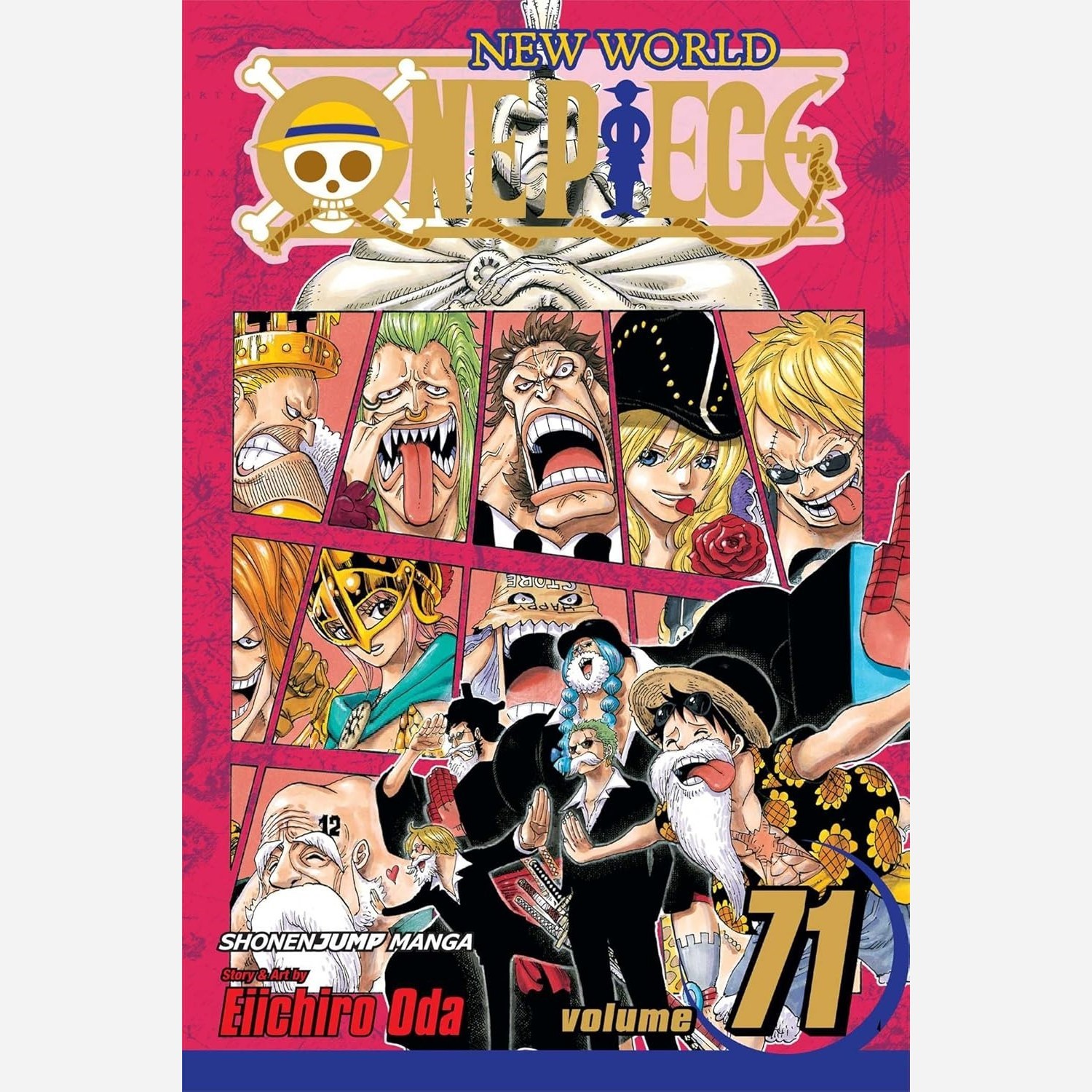مانگا One Piece 71 وان پیس 71 انگلیسی و فارسی