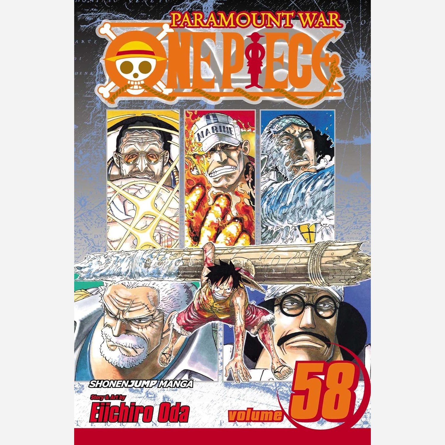 مانگا وان پیس One Piece 58 انگلیسی و فارسی