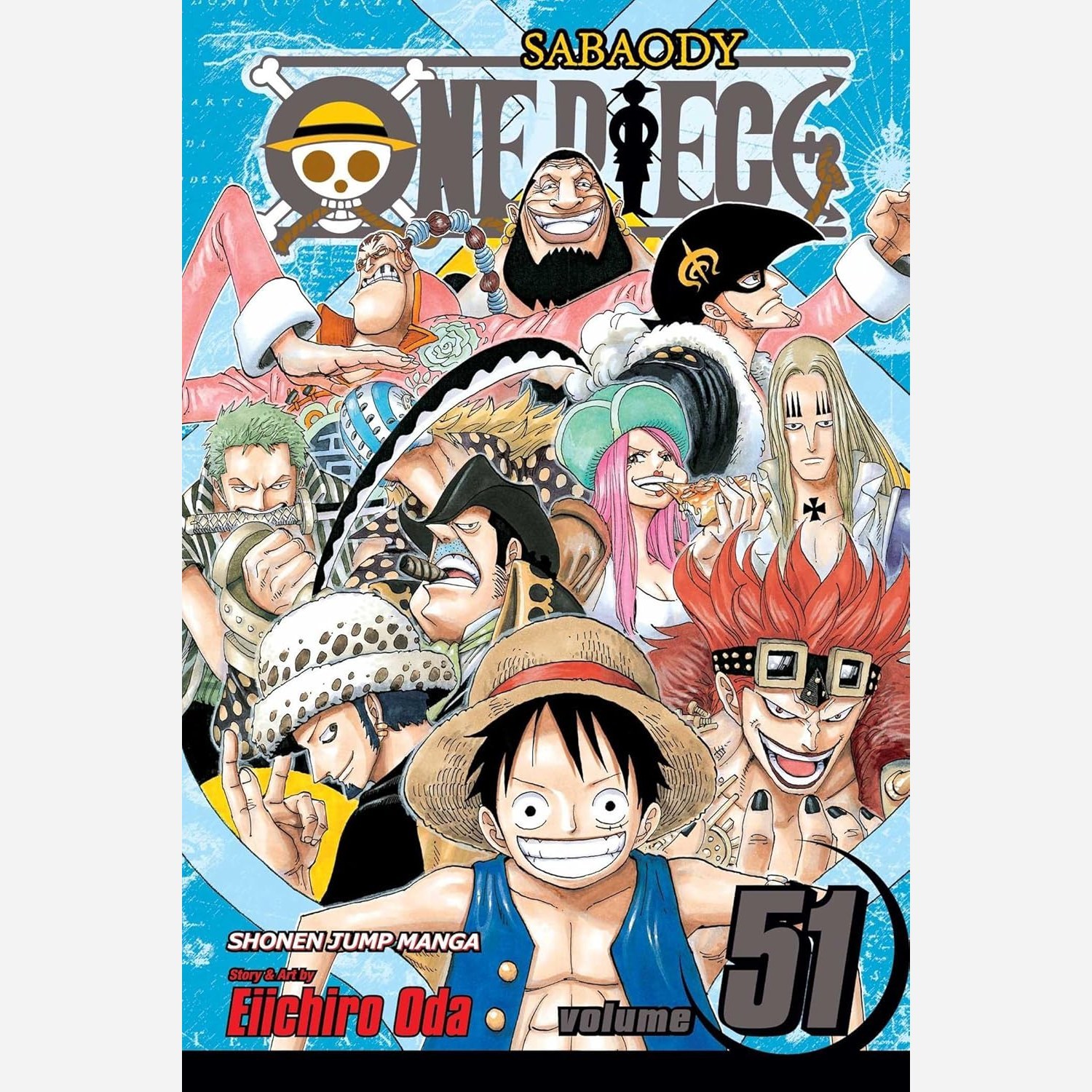 مانگا وان پیس One Piece 51 انگلیسی و فارسی