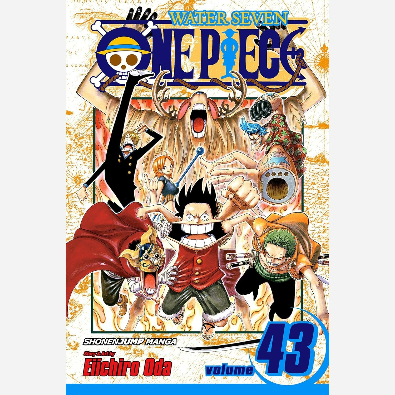 مانگا وان پیس One Piece 43 انگلیسی و فارسی
