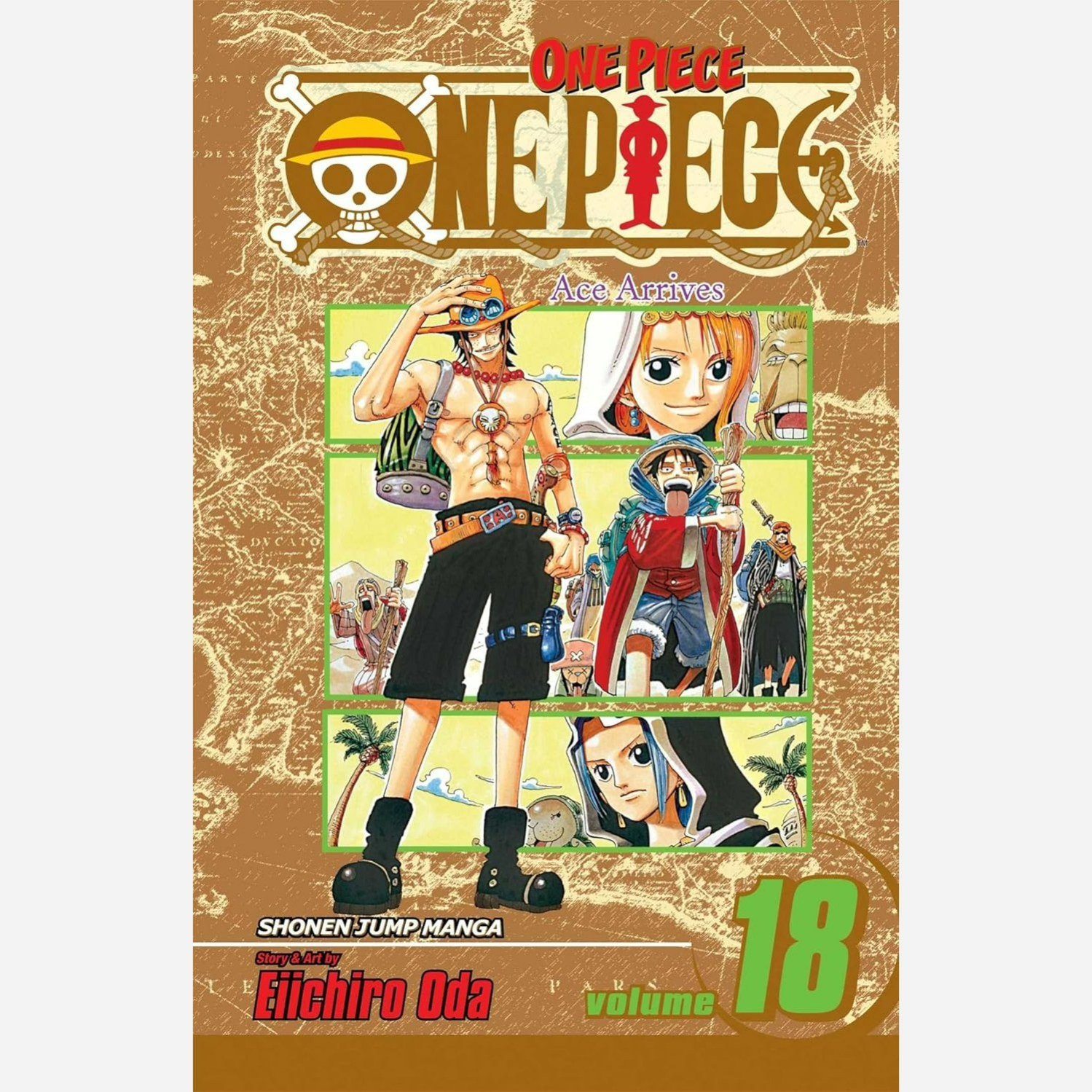 مانگا وان پیس  One Piece 18 انگلیسی و فارسی