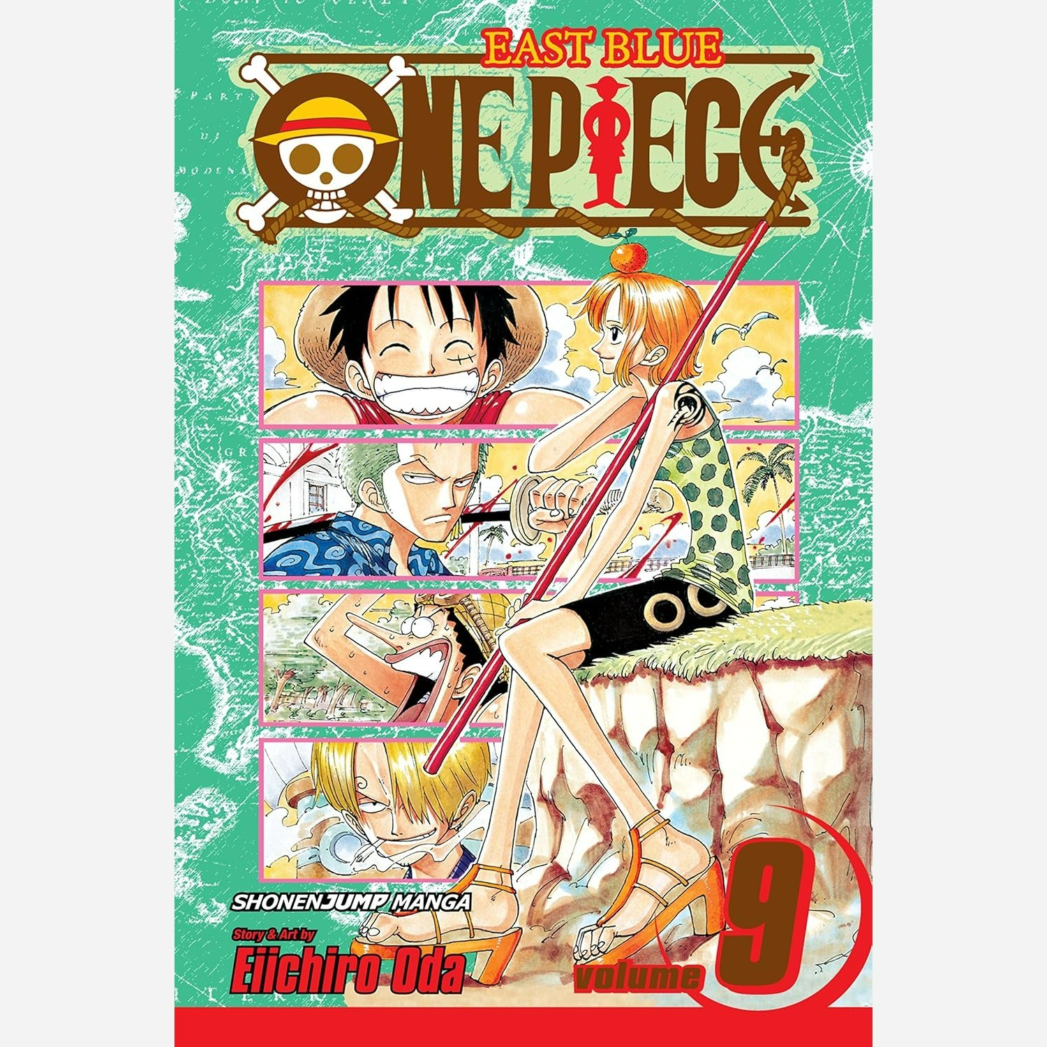 مانگا وان پیس One Piece 9 انگلیسی و فارسی