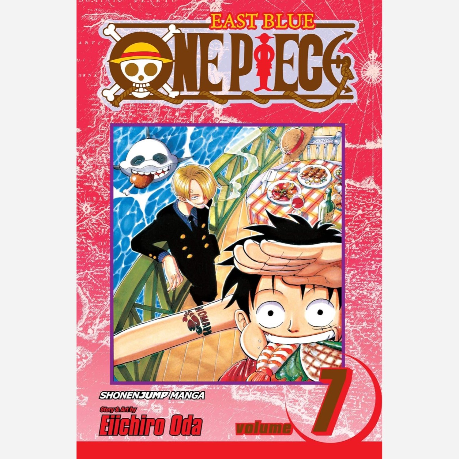 مانگا وان پیس One Piece 7 انگلیسی و فارسی