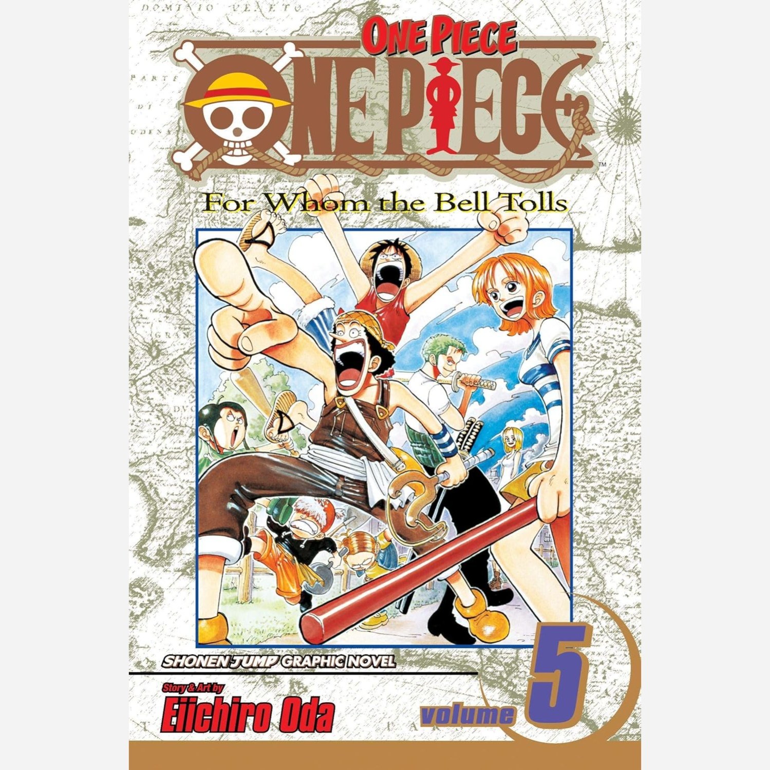 مانگا وان پیس One Piece 5 انگلیسی و فارسی