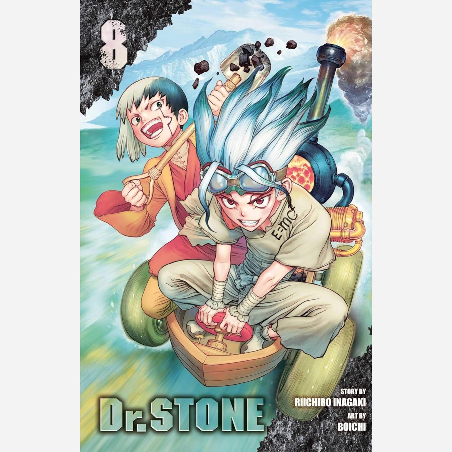 مانگا دکتر استون Dr. STONE 8 انگلیسی